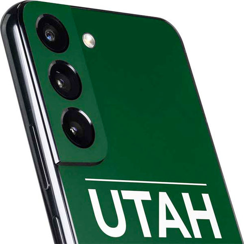 NBA Utah Jazz Standard - Yellow Galaxy S22 Skin